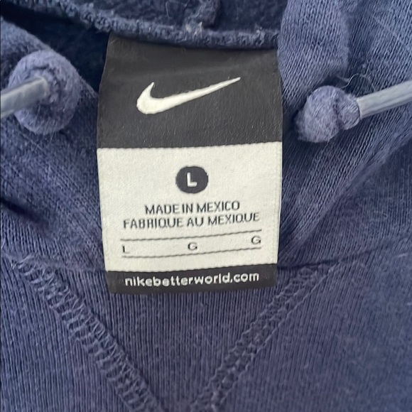 Marching Illini Nike Navy Hoodie with Orange and White Logo - Picture 4 of 5